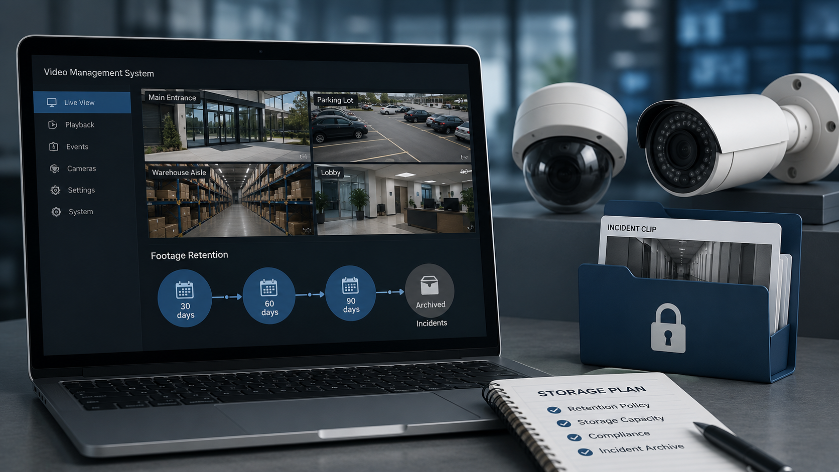 Auvra Security Camera Retention